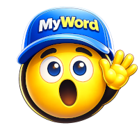 Bob, the MyWord mascot